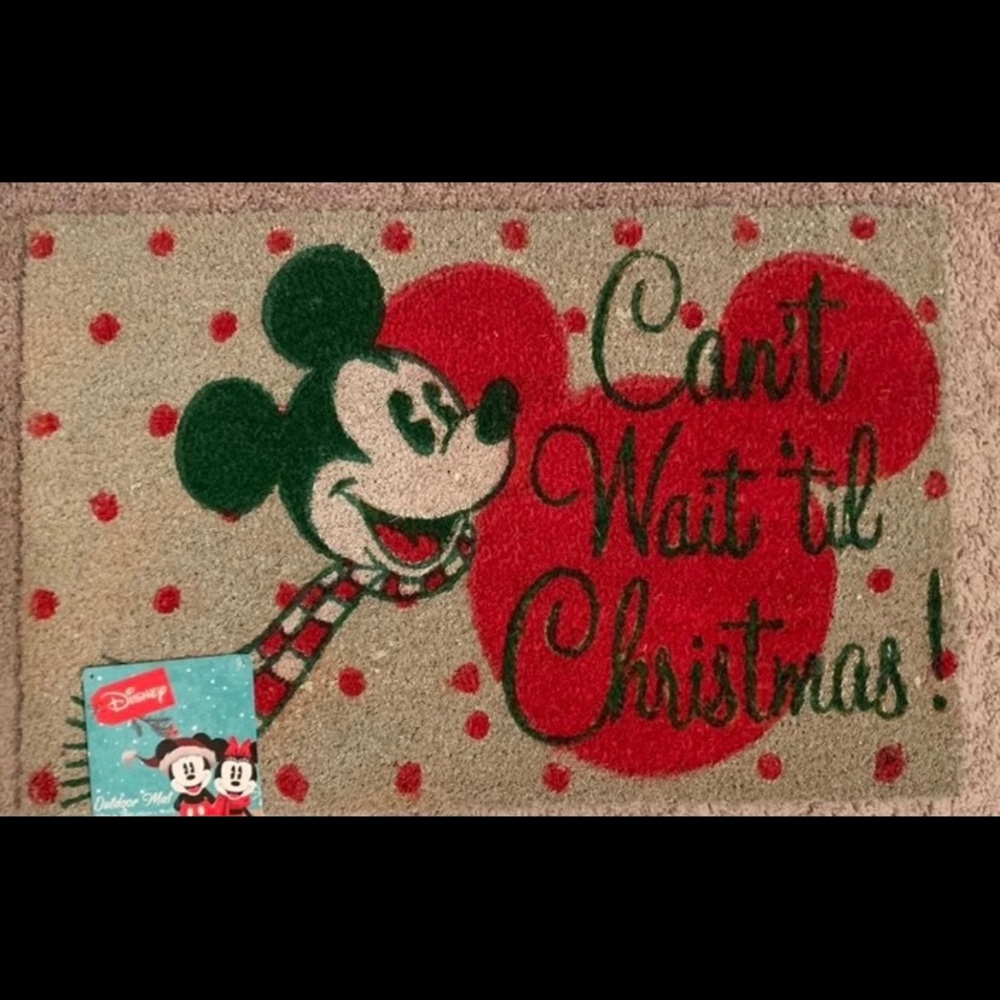 Super cute Disney door mat